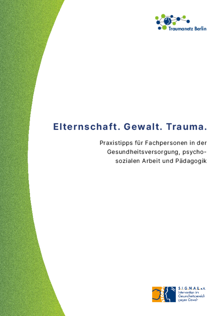 Elternschaft. Gewalt. Trauma. Praxistipps für Fachpersonen in der Gesundheitsversorgung, psychosozialen Arbeit und Pädagogik