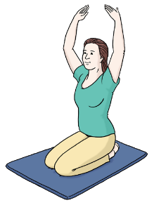 Frau macht Joga Frau macht Joga